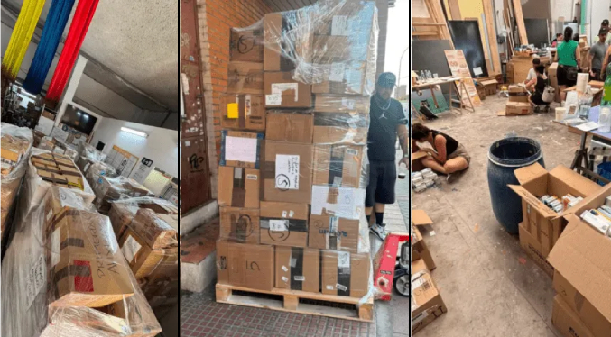 En España gestionan el envío de más de 200 toneladas de ayuda humanitaria a Venezuela