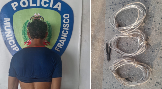 Polisur arresta a un ciudadano por hurto de cableado eléctrico en las instalaciones de IMASUR