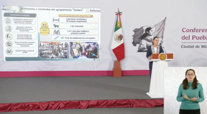 México prepara un buque con más ayuda humanitaria a Venezuela tras los terremotos