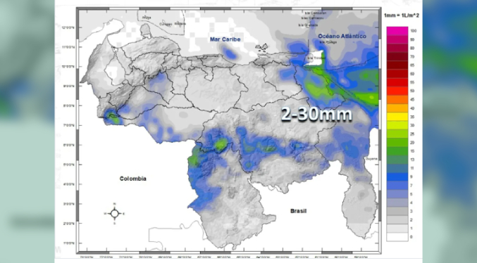 Inameh pronostica lluvias e intenso calor para después del mediodía de este 17-Jul