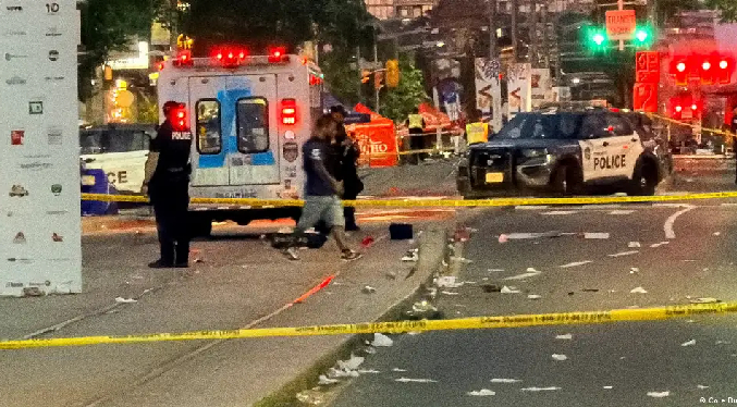 Dos muertos y varios heridos en un tiroteo en Toronto