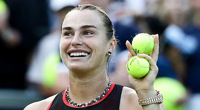Sabalenka: «Que vuelva a mi mejor nivel es solo cuestión de tiempo»