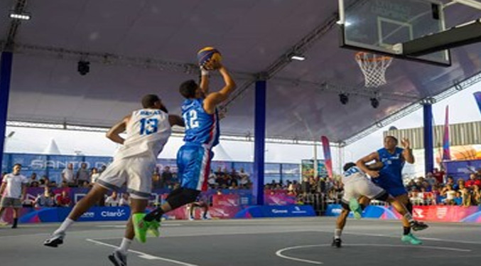 República Dominicana vence a Puerto Rico y Venezuela y se lleva todo el oro en basquet 3×3
