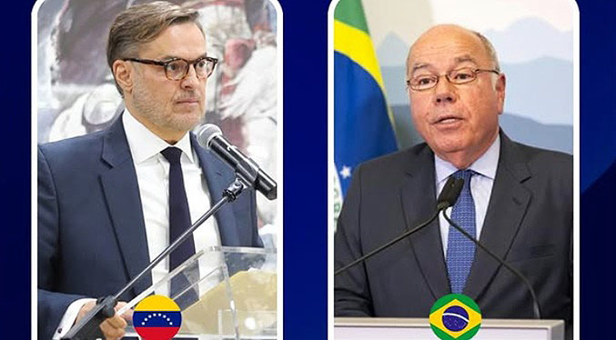 Canciller Plasencia invita a par brasileño a visitar su país para fortalecer cooperación