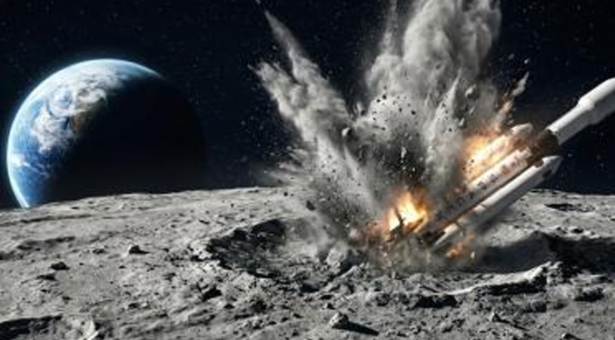 Cohete Falcon 9 de impactará de forma controlada la Luna este 5-Ago