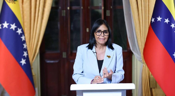 Delcy Rodríguez informa que el acuerdo petrolero con EEUU tendrá una vigencia de 25 años