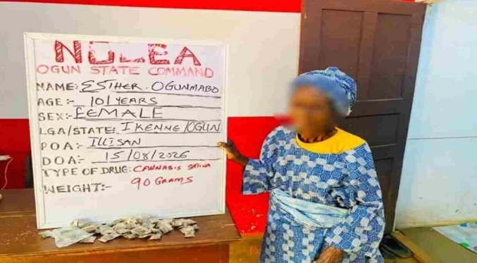 Detienen en Nigeria bisabuela de 101 años por venta ilegal de cannabis