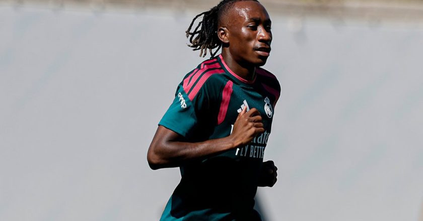 Diomande se entrena en solitario en la Ciudad Real Madrid