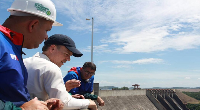 Gobierno y EEUU realizan diagnóstico del Guri para mejorar el Sistema Eléctrico Nacional