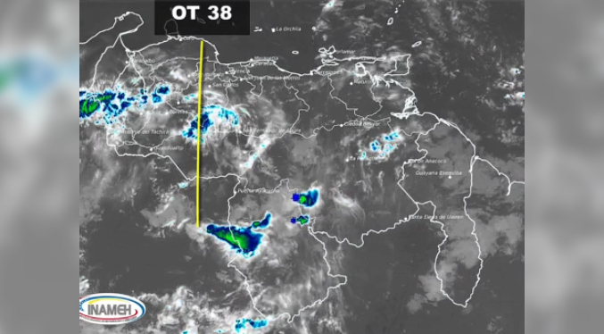 Tome precauciones porque la Onda tropical N°38 se desplaza sobre el occidente del país