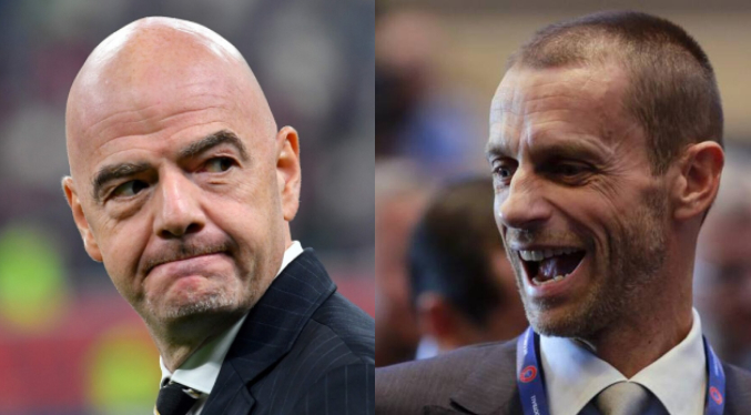 La UEFA prepara denuncia penal en Suiza contra Infantino por venta del Mundial