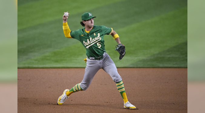 Campocorto de Atléticos Jacob Wilson fija récord de Grandes Ligas con 111 juegos al hilo sin error