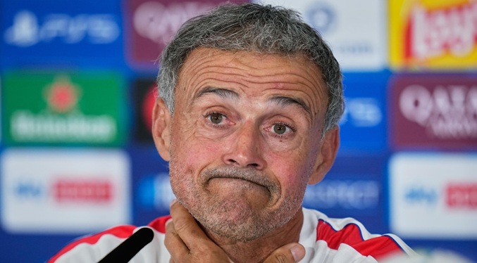 Luis Enrique: «¿Ferrán Torres? Solo hablo de jugadores que están en el PSG»