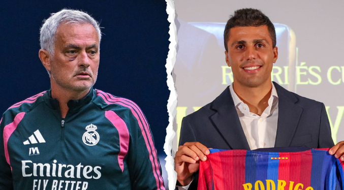 José Mourinho le lanza sus primeros dardos a Rodri