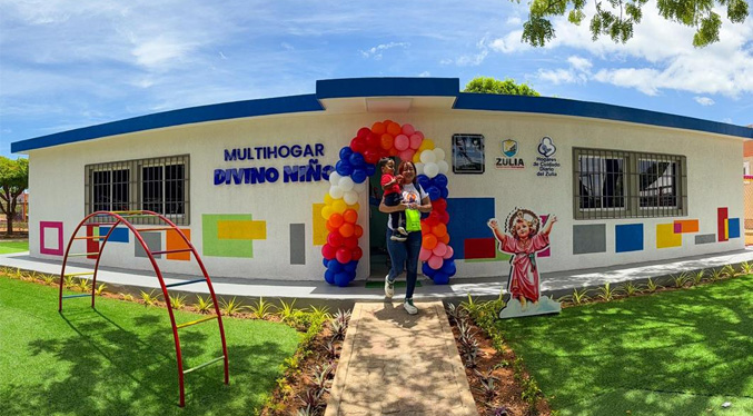 Gobernación del Zulia reinaugura el Multihogar Divino Niño para 40 niños en Milagro Norte de Maracaibo