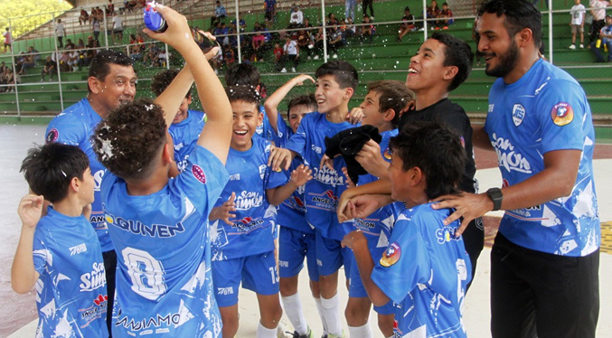 Maracaibo dominante en el Mundialito Kids de Fútbol de Salón con cinco campeonatos