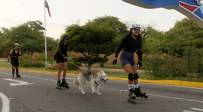 Ciclovía de Maracaibo fomenta la práctica del patinaje recreativo y competitivo