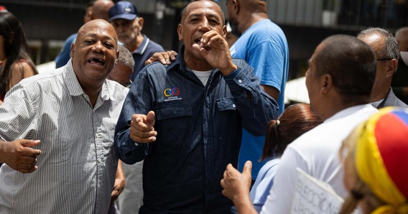 Sindicalistas exigen que se celebren elecciones presidenciales este año en Venezuela