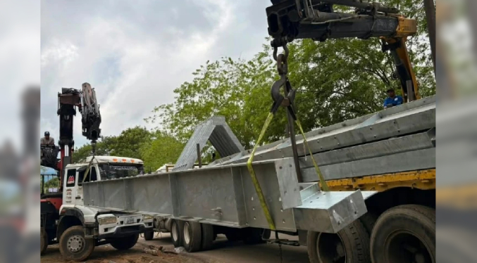 Llega puente de guerra para restablecer el tránsito entre Aragua y Guárico
