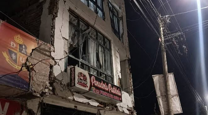 Reportan cuatro heridos por un sismo en el centro de Perú