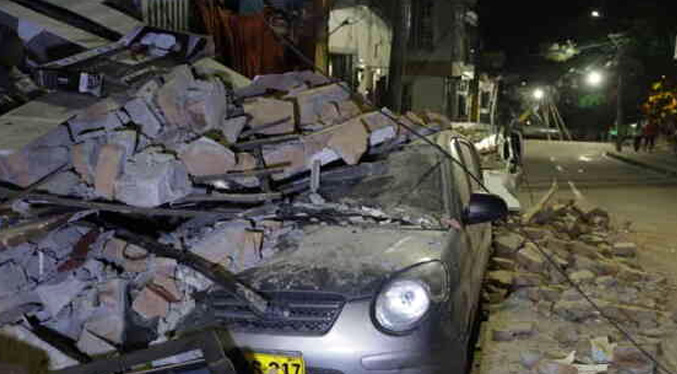 Sube a 169 el número de muertos y 668 heridos por el terremoto en Colombia
