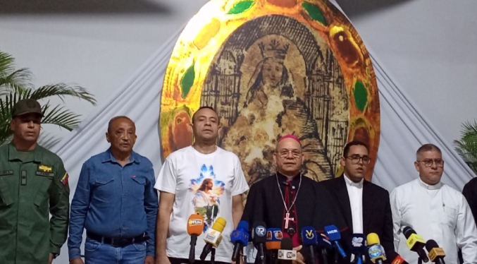 Monseñor Owaldo Araque anuncia programación por los 374 años de la Aparición de la Virgen de Coromoto