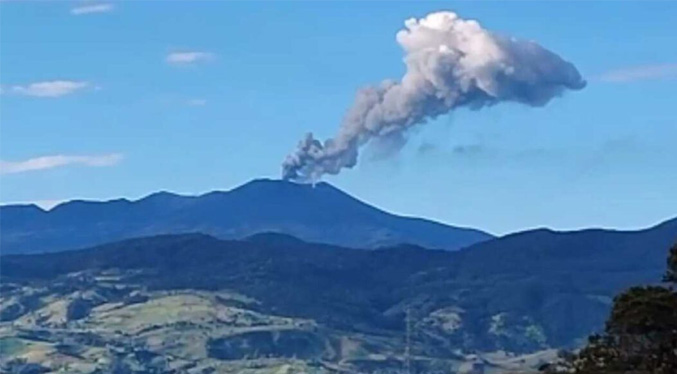 Servicio Geológico Colombiano advierte de incremento de actividad sísmica de volcán Puracé