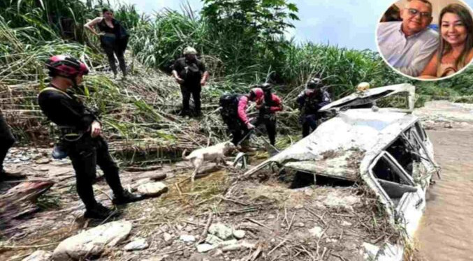 Hallan cadáver de Zuleika Morillo tras 6 días de búsqueda después de ser arrastrada por el río Aragua