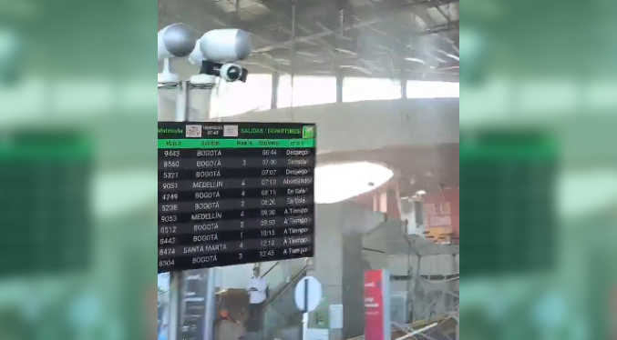 Al menos siete aeropuertos colombianos sufrieron daños por el terremoto de magnitud 7.4