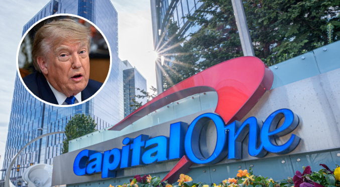 Capital One dice que cerró cuentas bancarias de Trump por posible lavado de dinero