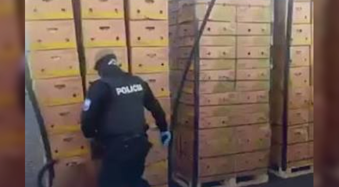 Ecuador incauta 1,2 toneladas de cocaína en un contenedor con bananas que iba a España