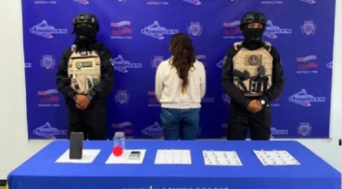 Arrestan a mujer con más de 70 envoltorios de droga en Cojedes