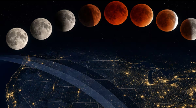 Venezuela vivirá eclipse lunar parcial desde la noche de este jueves 27-Ago