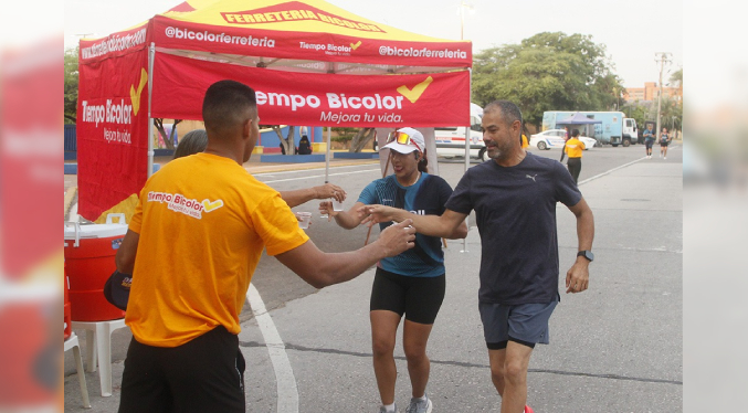 Mayor hidratación en la ciclovía con alianza entre el IMDEPREC y Ferretería Bicolor