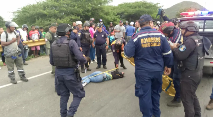Joven muere arrollada por un vehículo en Puerto Cabello