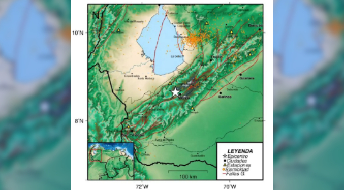 Funvisis reporta sismo de magnitud 3,6 en Mérida