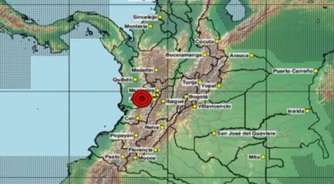 Reportan nuevo temblor de 4.2 en San José del Palmar, en el departamento del Chocó