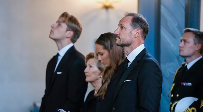 Casa Real noruega declara luto oficial hasta un mes después del funeral de Harald V