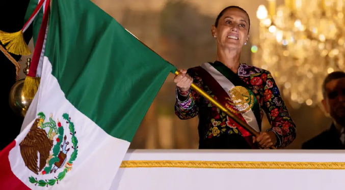 Grito de Sheinbaum: «México libre, independiente y soberano»