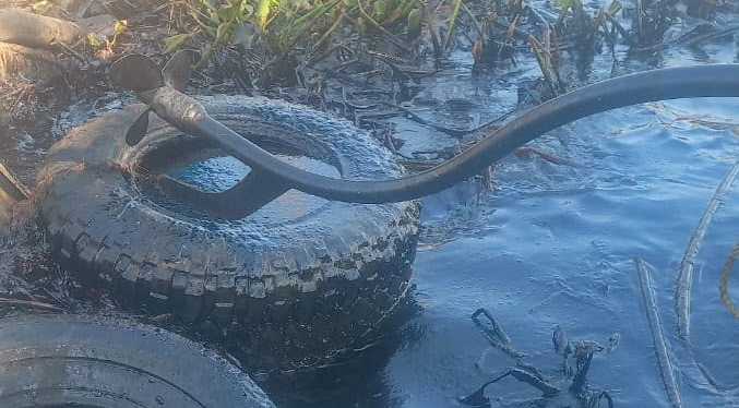 Azul Ambientalista denuncia derrame de petróleo en Valmore Rodríguez y exige usar regalías para el rescate