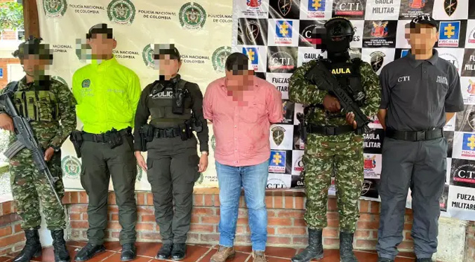 Capturan en Cauca al presunto operador logístico de estructuras de alias Iván Mordisco