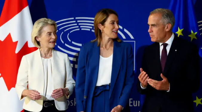 Jefa de UE ofrece a Canadá ser su primer «miembro asociado»
