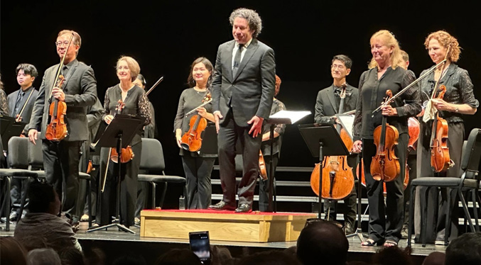Gustavo Dudamel reivindica la identidad venezolana durante un acto en Nueva York