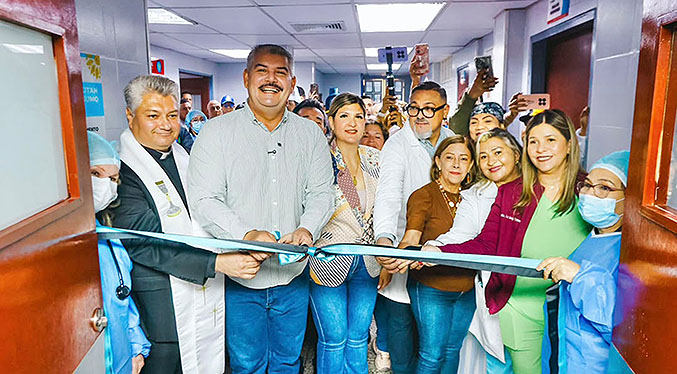 Gobernador Caldera reinaugura tres áreas esenciales del Hospital Central de Maracaibo