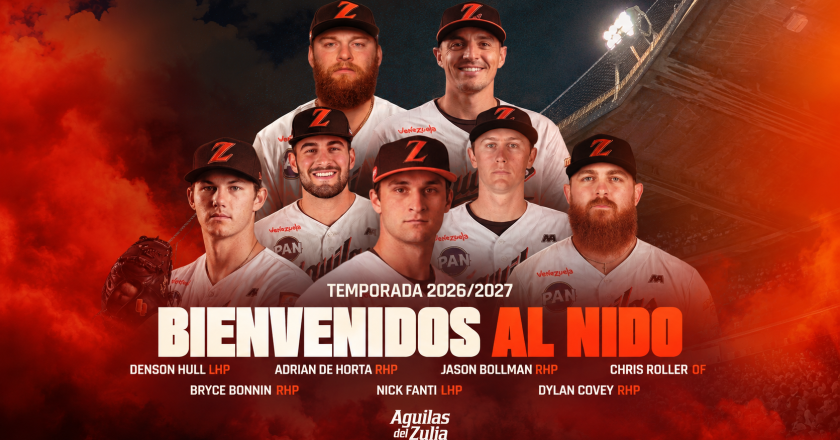 Águilas del Zulia anuncia sus importados para 2026-2027
