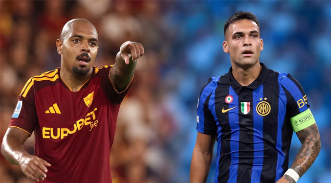 Igualdad entre Inter y Roma los mantiene a ambos en la cima de Italia