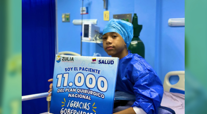 Jeremías, el rostro de los 11.000 pacientes operados por el Plan Quirúrgico Nacional en el Zulia