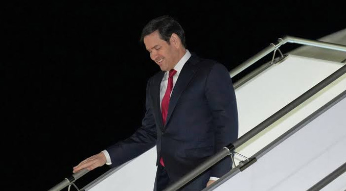 Marco Rubio llega a Ecuador para reunirse con Noboa y afianzar combate a crimen organizado