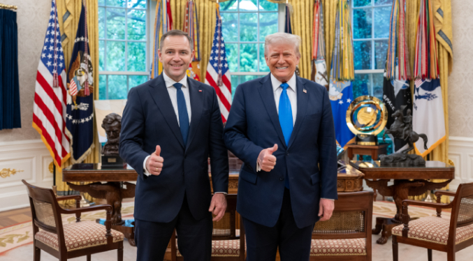Trump celebra «avances importantes» para la instalación de una base militar en Polonia