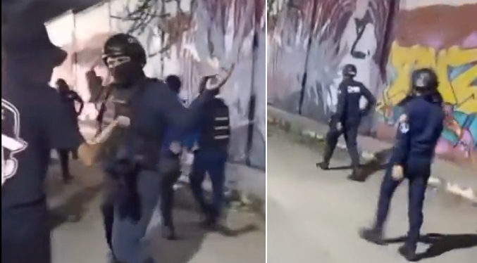 Investigan a funcionarios de la PNB tras altercado con grafiteros en la calle 46 de Barquisimeto